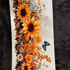 UVDTF sticker set of 4.                Sunflower and Butterfly